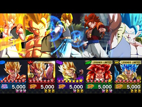 遂にゴジータが全色揃ってヤバすぎた【ドラゴンボールレジェンズ】【DRAGONBALL LEGENDS】【4周年】