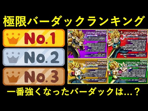 【ドッカンバトル】極限バーダック4人衆、一番強くなったのは…？