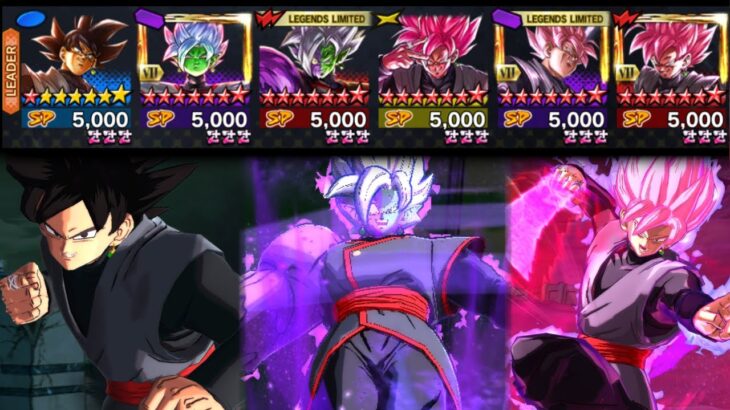 世界一カッコよすぎるゴクウブラック編成がヤバすぎた【ドラゴンボールレジェンズ】【DRAGONBALL LEGENDS】【ゲーム実況】【レジェンズフェスティバル】