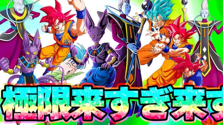 一気に9体！LRビルス＆ウイスとかゴッドとかの極限性能発表めっちゃきたーー！！【ドッカンバトル】