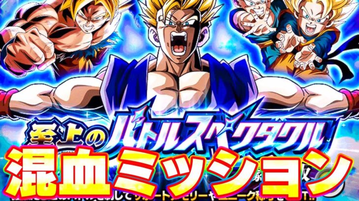 劇場版バトスペ新ステージの混血ミッションに挑戦してみた【ドッカンバトル】