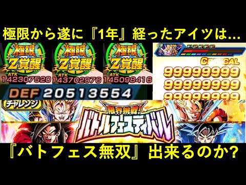 【ドッカンバトル】極限から遂に1年経ったアイツは『バトルフェスティバル』で無双出来るのか？
