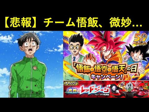 【ドッカンバトル】『悟飯の日』なのでオール悟飯チームを使ったらあんまり強くなかった
