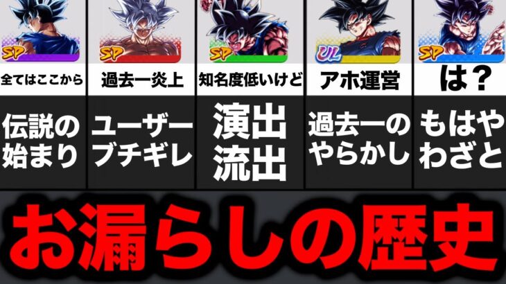 【身勝手の歴史】実装前に必ず流出してしまうレジェンズ身勝手の極意の歴史解説【ドラゴンボールレジェンズ】【DRAGONBALL LEGENDS】【ゲーム実況】