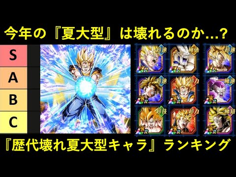 【ドッカンバトル】『歴代壊れ夏大型キャラ』ランキング。今年の夏キャラはどこに来る…？