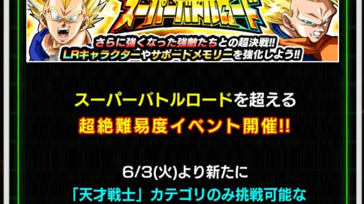 極限スーパーバトルロード 天才戦士カテゴリの攻略メモ(ドッカンバトル)