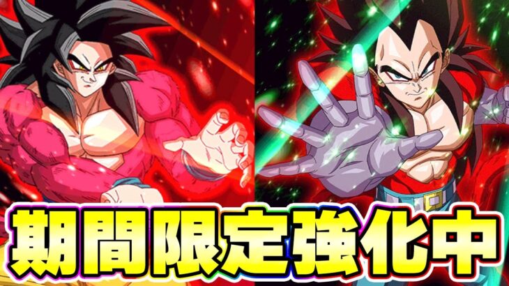 超4ゴジータ待ち期間限定強化中の4周年を使ってみた【ドッカンバトル】