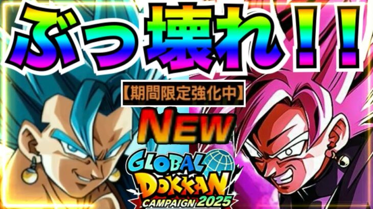 下手な最新キャラより強くね？『期間限定強化』変身ベジットブルー＆ロゼ最強編成で使ったら◯◯じゃねーか！！【ドッカンバトル】【地球育ちのげるし】