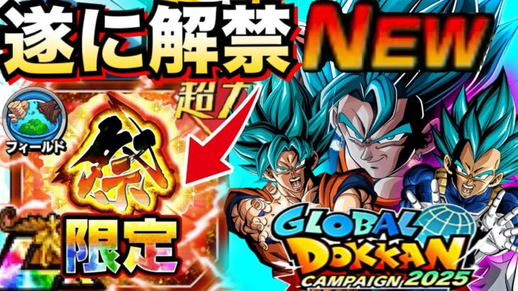最高すぎる！！『遂に遂に解禁』きったぁぁぁーーっ！！グローバルCP【ドッカンバトル】【地球育ちのげるし】