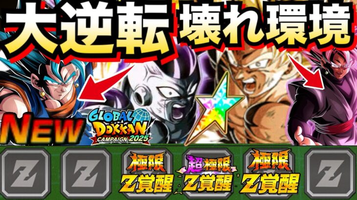 最新版・命運をかけた闘い『グローバル壊れ環境』最強編成がクッソ強い+αキャラがとんでもない事になる..【ドッカンバトル】【地球育ちのげるし】
